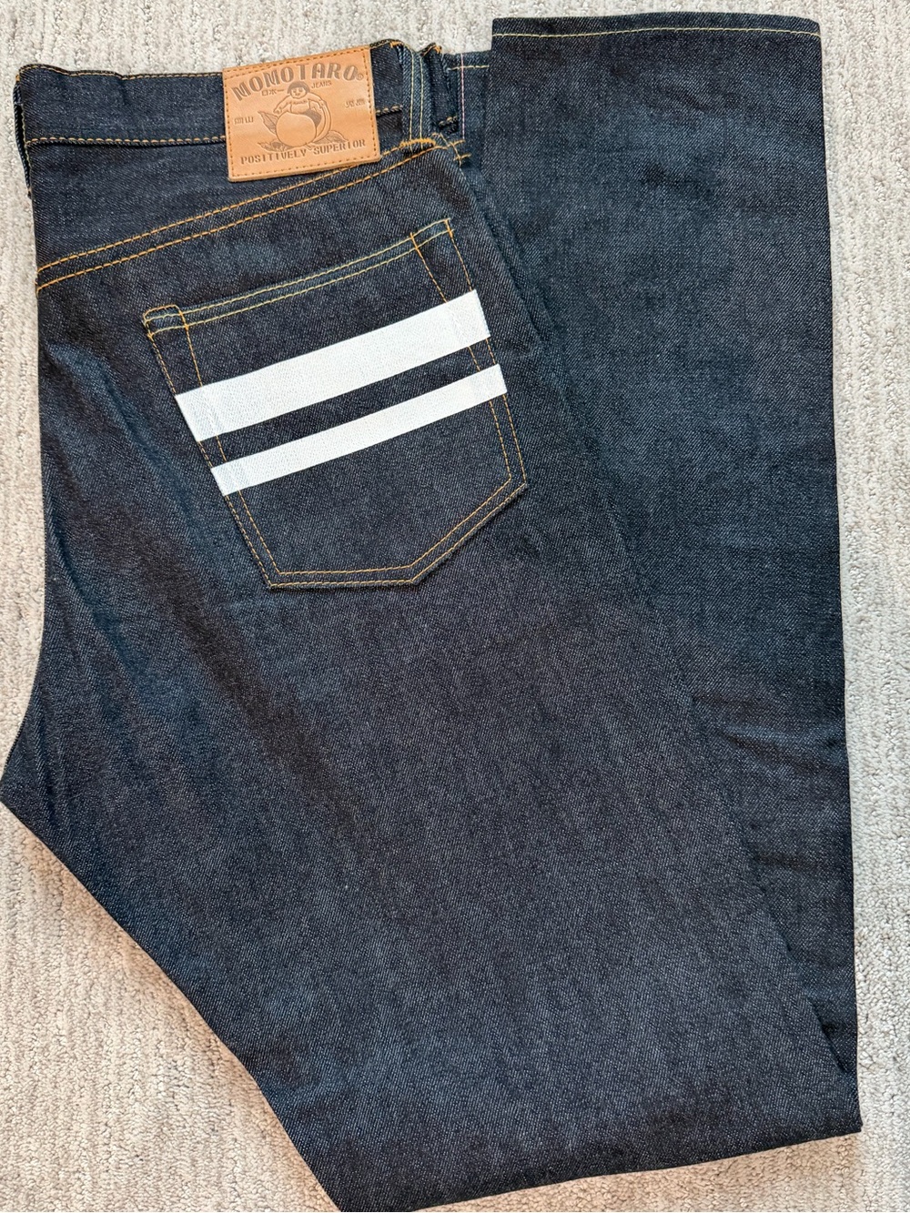 Momotaro MMJB0101 "CLASSIC" 15.7OZ GTB STRAIGHT - INDIGO Selvedge Denim Jeans